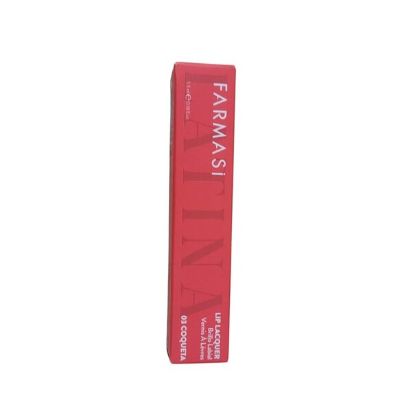 FARMASI Latina Lip Lacquer 03 Coqueta Vibrant‎ Long Lasting 0.18 fl.oz Red - Picture 5 of 10